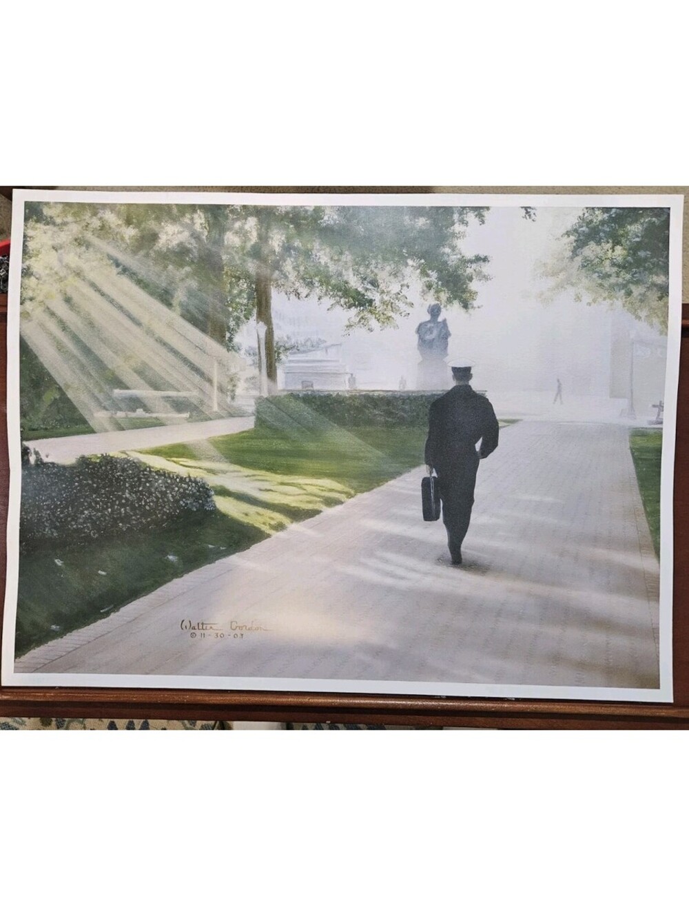 "Morning" United States Naval Academy Print 17.5" x 23.5" By CDR Walter Gordon